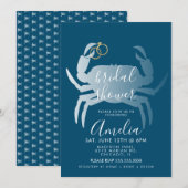 Vrijgezellenfeest marine krabkreeftenzee kaart (Voorkant / Achterkant)