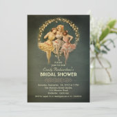 vrijgezellenfeest meisjes uitnodigingen (Staand voorkant)