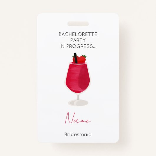 Vrijgezellenfeest Meisjes Weekend Bruidsmeisje Badge (Voorkant)