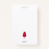 Vrijgezellenfeest Meisjes Weekend Bruidsmeisje Badge (Achterkant)