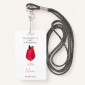 Vrijgezellenfeest Meisjes Weekend Bruidsmeisje Badge (Voorkant met draagriem)