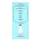 Vrijgezellenfeest Menu Rackcard (Achterkant)