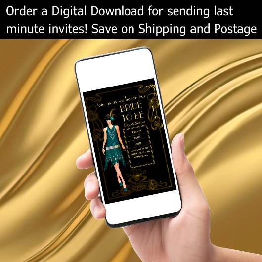 Vrijgezellenfeest met 20s-flatpanel voor deco Gats Kaart