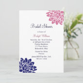 Vrijgezellenfeest met blauw Lotus Flower Kaart (Staand voorkant)