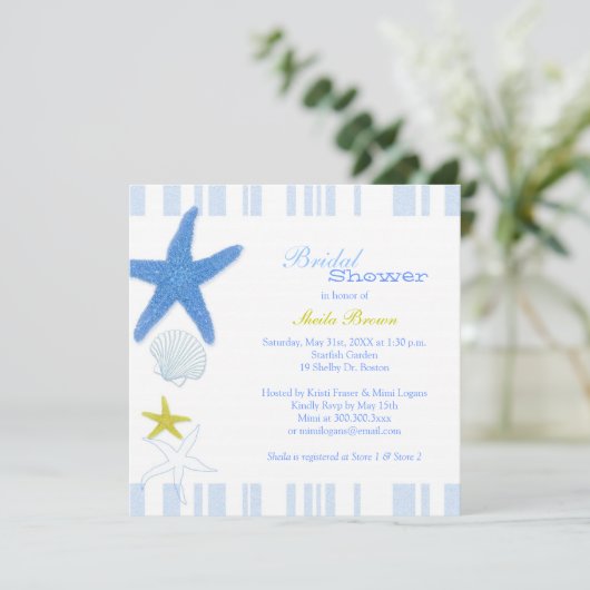 Vrijgezellenfeest met blauwe staarten kaart (Staand voorkant)