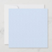 Vrijgezellenfeest met blauwe staarten kaart (Achterkant)