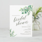 Vrijgezellenfeest met botanische groen  van de mod kaart (Staand voorkant)