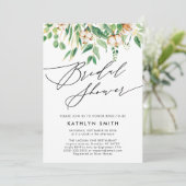 Vrijgezellenfeest met botanische groen  van de mod kaart (Staand voorkant)