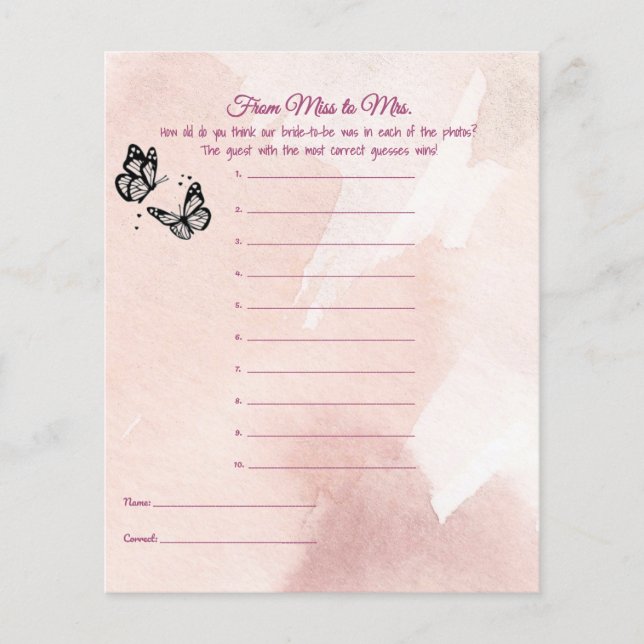 Vrijgezellenfeest met butterfly-schuim (Voorkant)