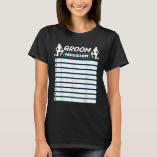 Vrijgezellenfeest Met Checklist - Taken Voor De Br T-shirt