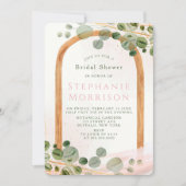 Vrijgezellenfeest met Eucalyptus Pink Kaart (Voorkant)