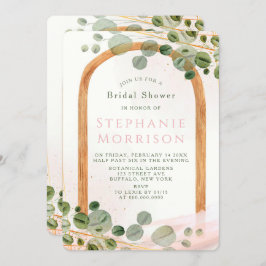 Vrijgezellenfeest met Eucalyptus Pink Kaart