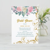 Vrijgezellenfeest met flessengoudzwellen kaart (Staand voorkant)