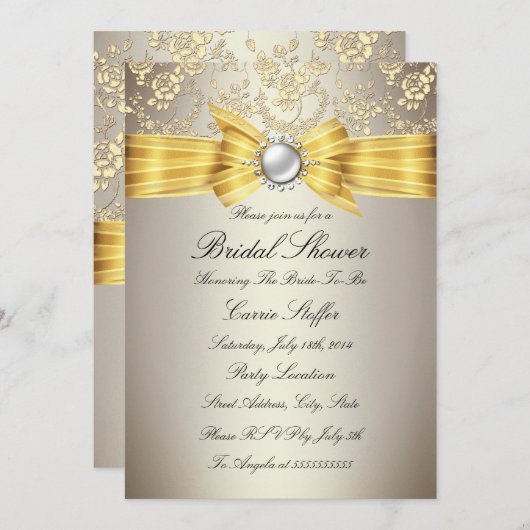 Vrijgezellenfeest met gele Roos Kaart (Voorkant / Achterkant)