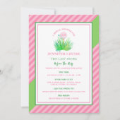 VRIJGEZELLENFEEST MET GOLFTHEMA KAART (Voorkant)