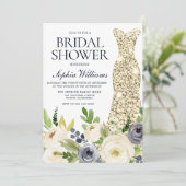 Vrijgezellenfeest met gouddekleed voor de marine e kaart (Staand voorkant)