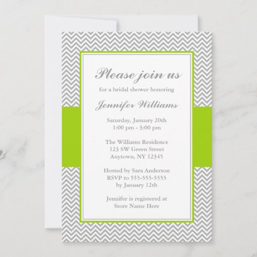 Vrijgezellenfeest met groene en grijze kaas kaart (Voorkant)