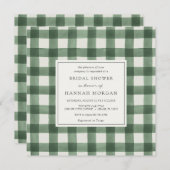 Vrijgezellenfeest met groene en witte buffels kaart (Voorkant / Achterkant)