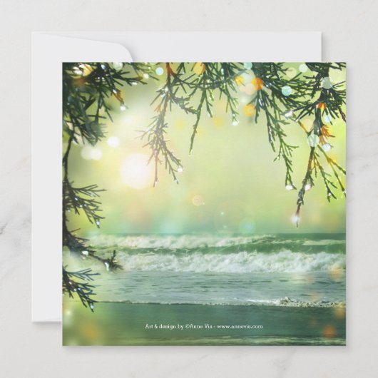 Vrijgezellenfeest met groene mousserende lampjes u kaart (Achterkant)