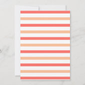 Vrijgezellenfeest met het thema Brunch & Bubble Pi Kaart (Achterkant)