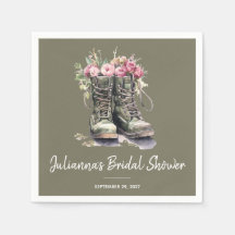 Vrijgezellenfeest met het thema militaire laarzen