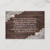 Vrijgezellenfeest met houten kant insteekkaart + l informatiekaartje (Voorkant)