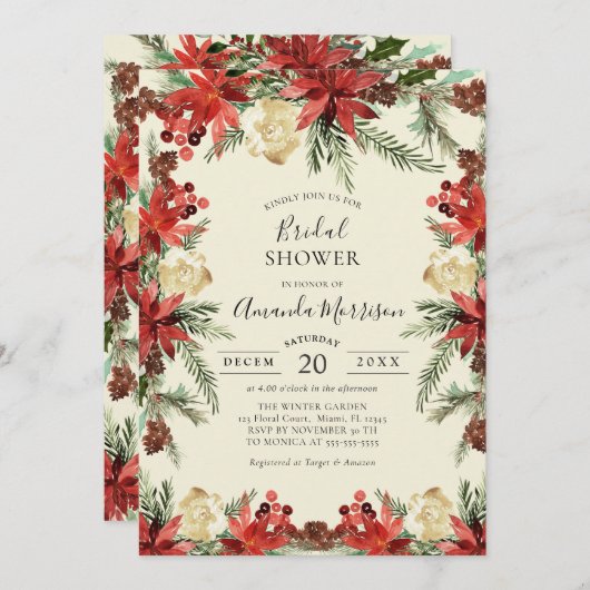  Vrijgezellenfeest met kerstfeestdag Kaart (Voorkant / Achterkant)