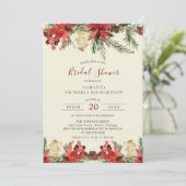 Vrijgezellenfeest met kerstfeestdag kaart (Staand voorkant)