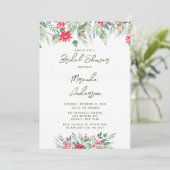 Vrijgezellenfeest met kerstflesverf kaart (Staand voorkant)