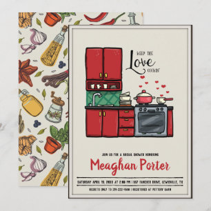 Vrijgezellenfeest met kookthema kaart