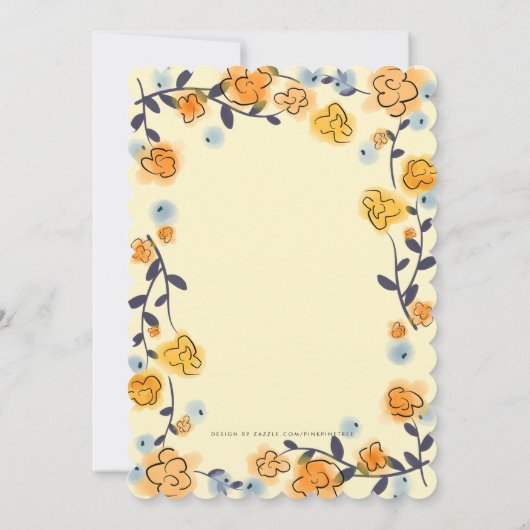 Vrijgezellenfeest met liefdeverf geel rozenpoeder kaart (Achterkant)