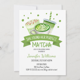 Vrijgezellenfeest met Matcha-thema Kaart
