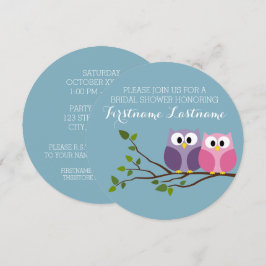 Vrijgezellenfeest met Owl Couple op Branch Kaart