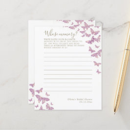 Vrijgezellenfeest met Paarse vlinder waarvan het g