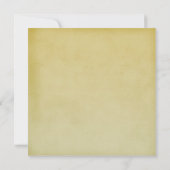 Vrijgezellenfeest met rode papaverbloem kaart (Achterkant)