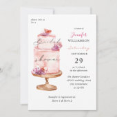 Vrijgezellenfeest met roze roze roze rok kaart (Voorkant)