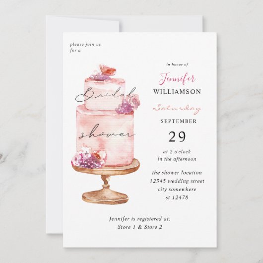 Vrijgezellenfeest met roze roze roze rok kaart (Voorkant)