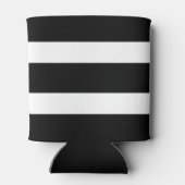 Vrijgezellenfeest met roze roze strepen en witte s blikjeskoeler (Achterkant)