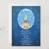 Vrijgezellenfeest met rugleuning met blauw goudsch kaart (Voorkant)