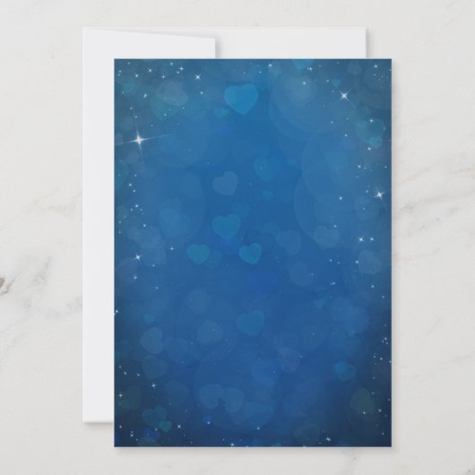 Vrijgezellenfeest met rugleuning met blauw goudsch kaart (Achterkant)