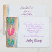 Vrijgezellenfeest met vloerbedekking omdraaien kaart (Voorkant / Achterkant)