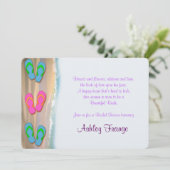 Vrijgezellenfeest met vloerbedekking omdraaien kaart (Staand voorkant)