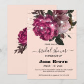 vrijgezellenfeest met vuurbloem kaart (Voorkant / Achterkant)