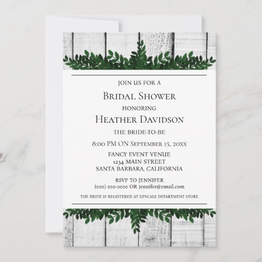 Vrijgezellenfeest met witte bijtende vulling kaart (Voorkant)