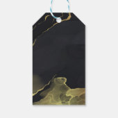 vrijgezellenfeest met zwarte & goudkleur Gift-Labe Cadeaulabel (Achterkant)