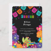 Vrijgezellenfeest Mexican Fiesta Vivid Florals Kaart (Voorkant)