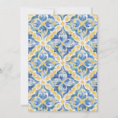 Vrijgezellenfeest Middellandse Zee Lemon Main Sque Kaart (Achterkant)