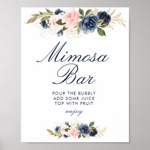vrijgezellenfeest mimosa staaf bord poster