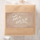 Vrijgezellenfeest Mini Champagne Label Roze (Insitu)