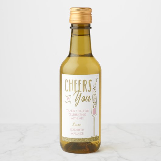 Vrijgezellenfeest Mini Wijnfles Favorietenlabel Wijn Etiket (Voorkant)